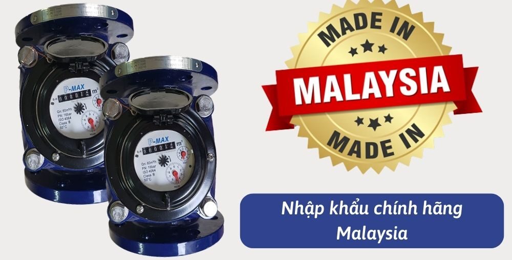 Đồng hồ nước sạch P-max