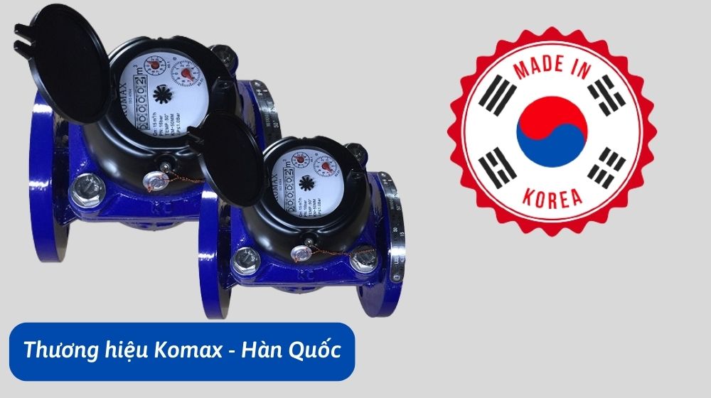 Đồng hồ nước thải Komax