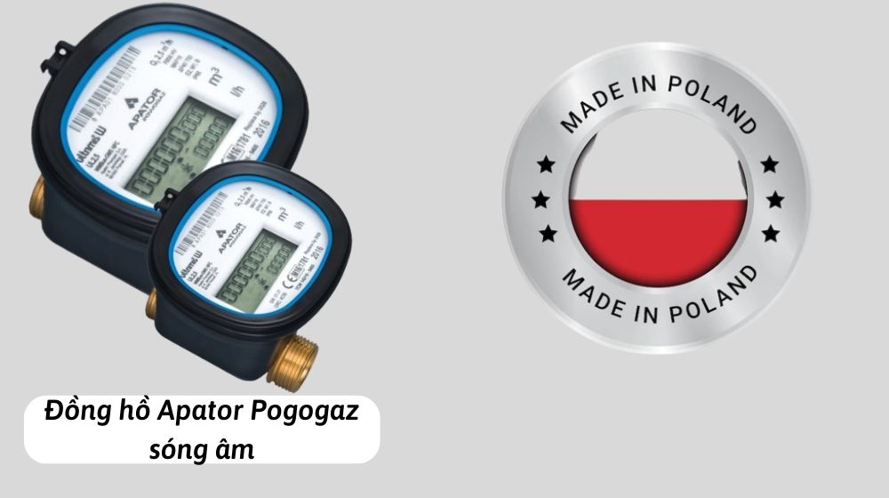 Đồng hồ nước Apator Powogaz đa dạng chủng loại