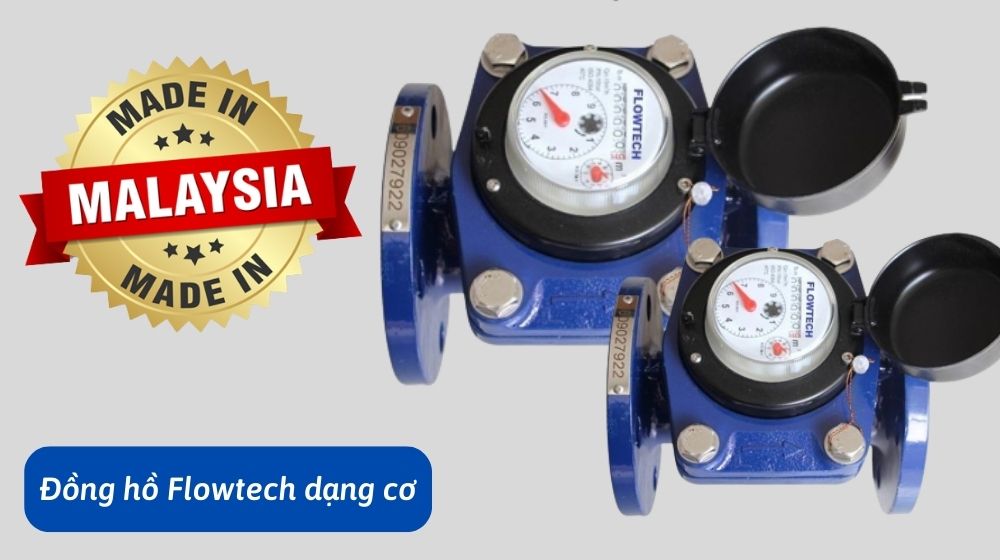 Đồng hồ nước Flowtech dạng cơ