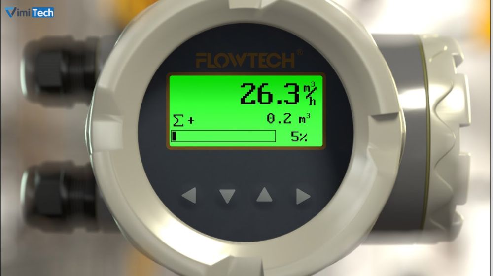 Cấu tạo của đồng hồ nước điện tử Flowtech