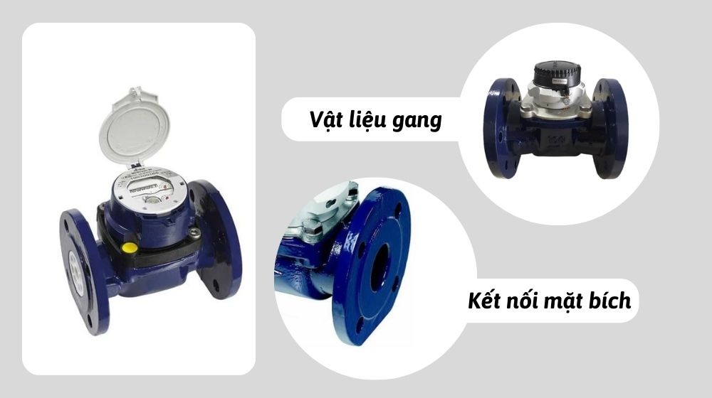 Đặc điểm của đồng hồ nước Sensus DN100