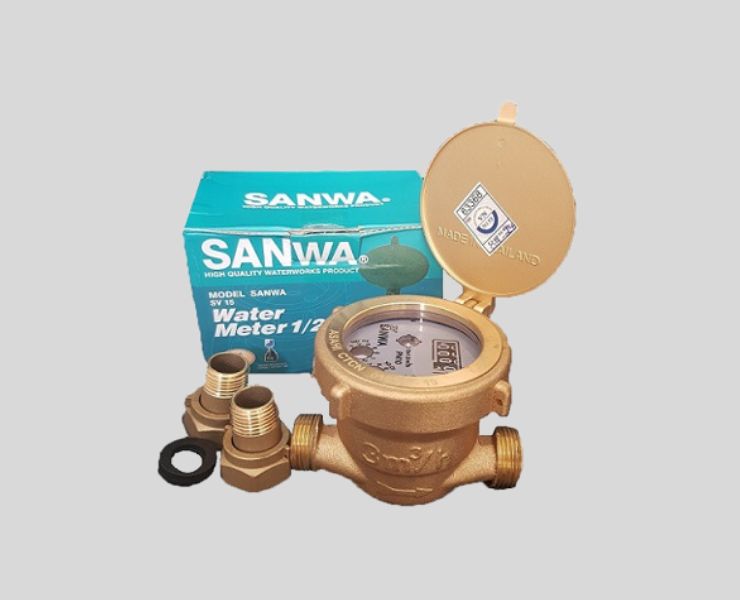 Đồng hồ nước Sanwa DN15