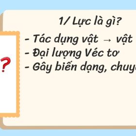 Vì sao nói lực là một đại lượng vectơ?