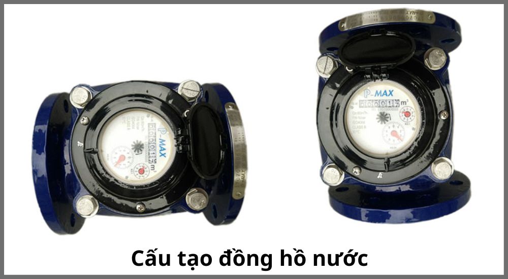 Cấu tạo của đồng hồ nước sạch Pmax Woltman