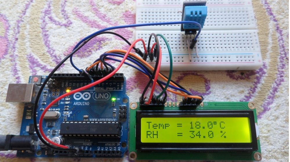 Lắp đặt cảm biến nhiệt độ Arduino