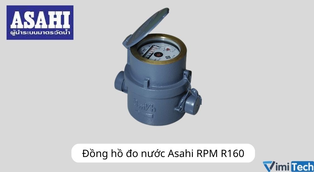 Các đặc tính riêng biệt của đồng hồ đo nước Asahi model RPM R160