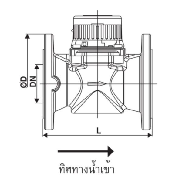 Đồng hồ nước Asahi WP - MFD