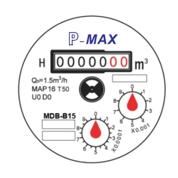 Pmax đa tia mặt số khô MDB-B