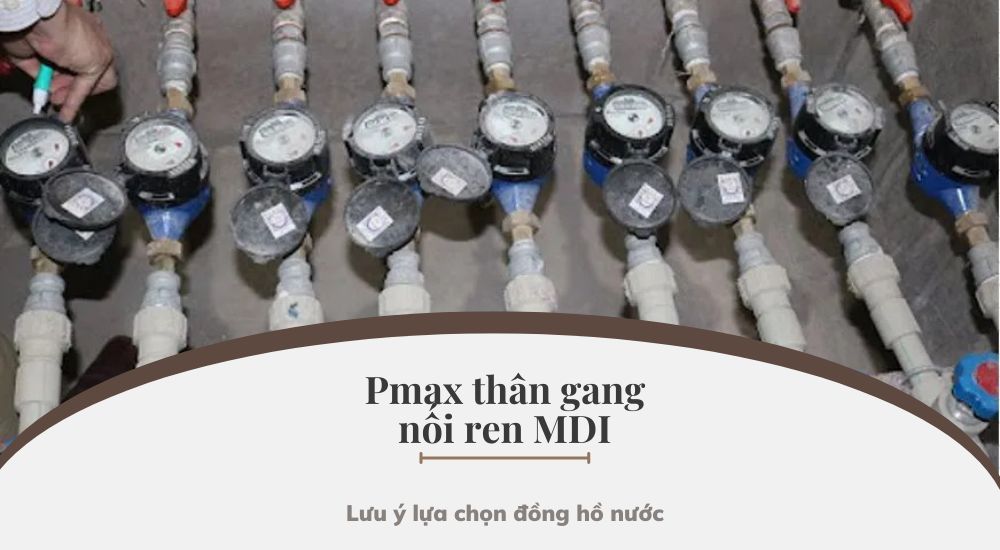 Lưu ý lựa chọn đồng hồ nước