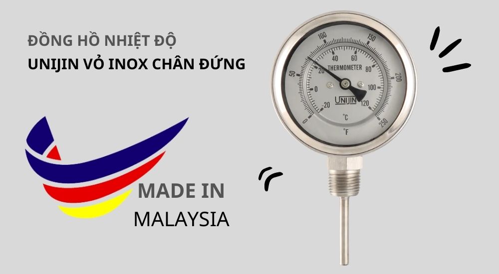 1. Unijin vỏ inox chân đứng - đến từ thương hiệu Unijin