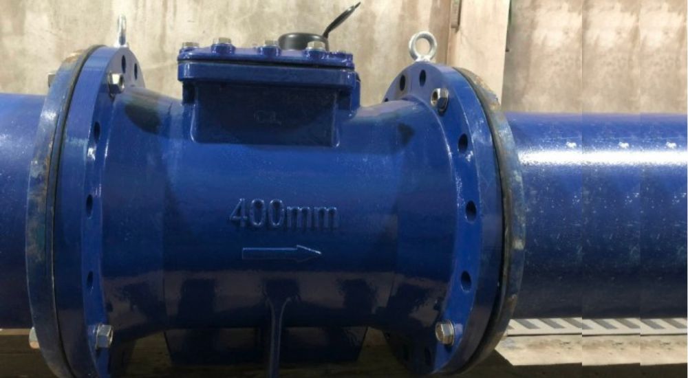 lắp đặt đồng hồ nước Flowtech DN400