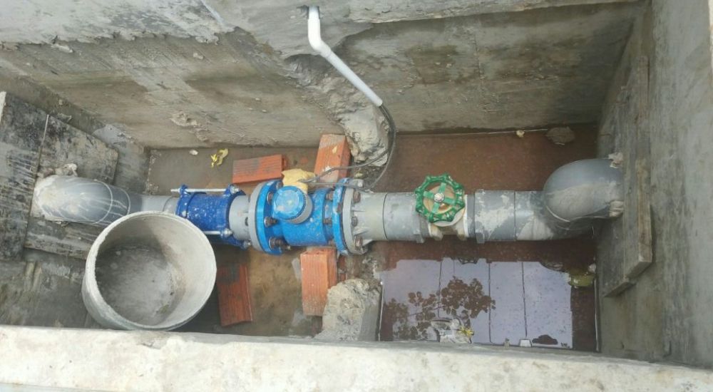 Lắp đặt đồng hồ nước thải