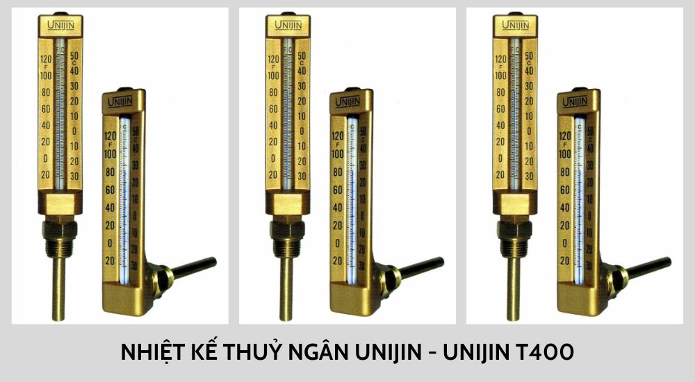 1. Nhiệt kế thuỷ ngân Unijin đạt chất lượng cao