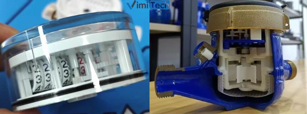 bộ đếm đồng hồ nước sạch dạng cơ