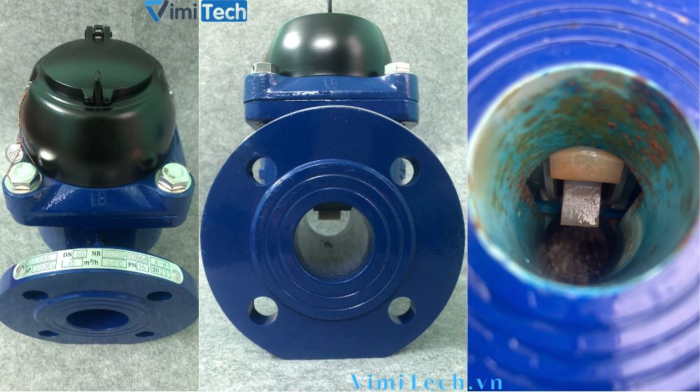 cấu tạo đồng hồ nước thải cơ
