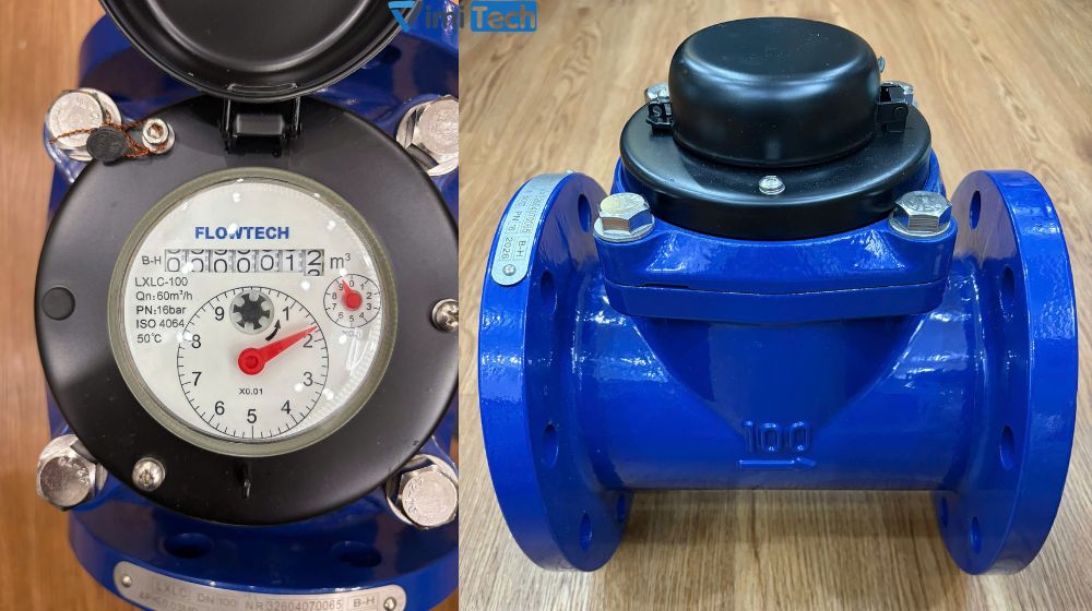 chi tiết mặt đồng hồ flowtech lxlc 100