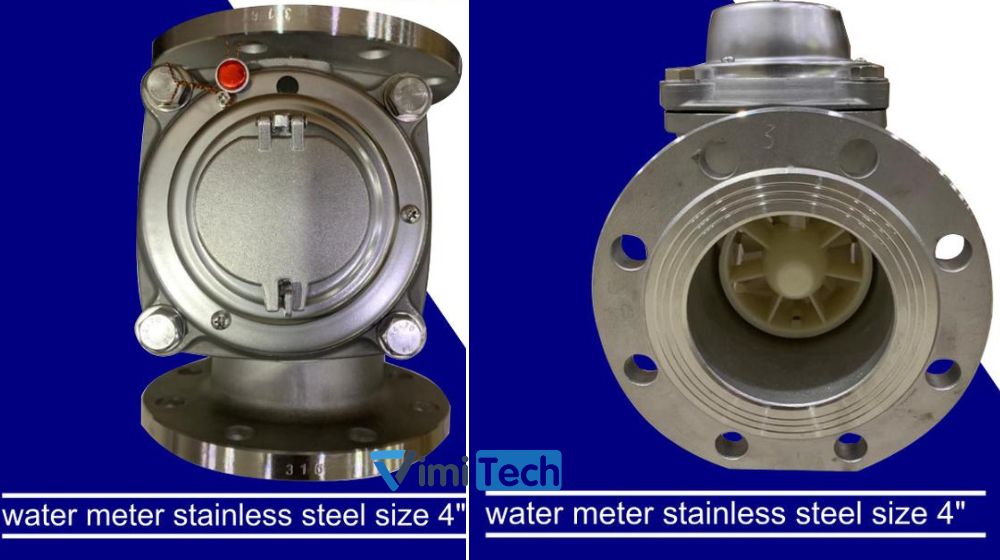 chọn đồng hồ nước inox mặt bích LXLS