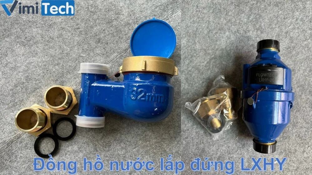 đồng hồ nước flowtech lắp đứng