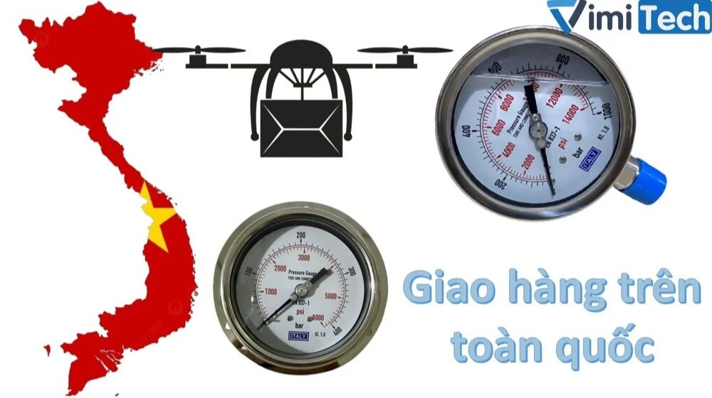giao hàng đồng hồ áp suất italy