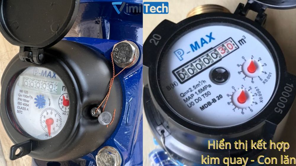 hiển thị đồng hồ cơ theo iso 4064