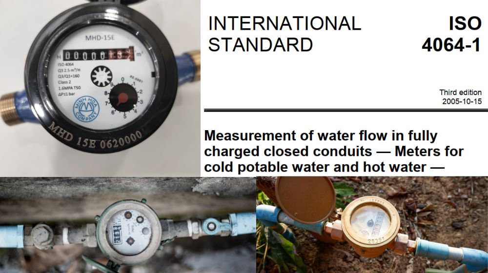 ISO 4064 quy định cho lĩnh vực nào