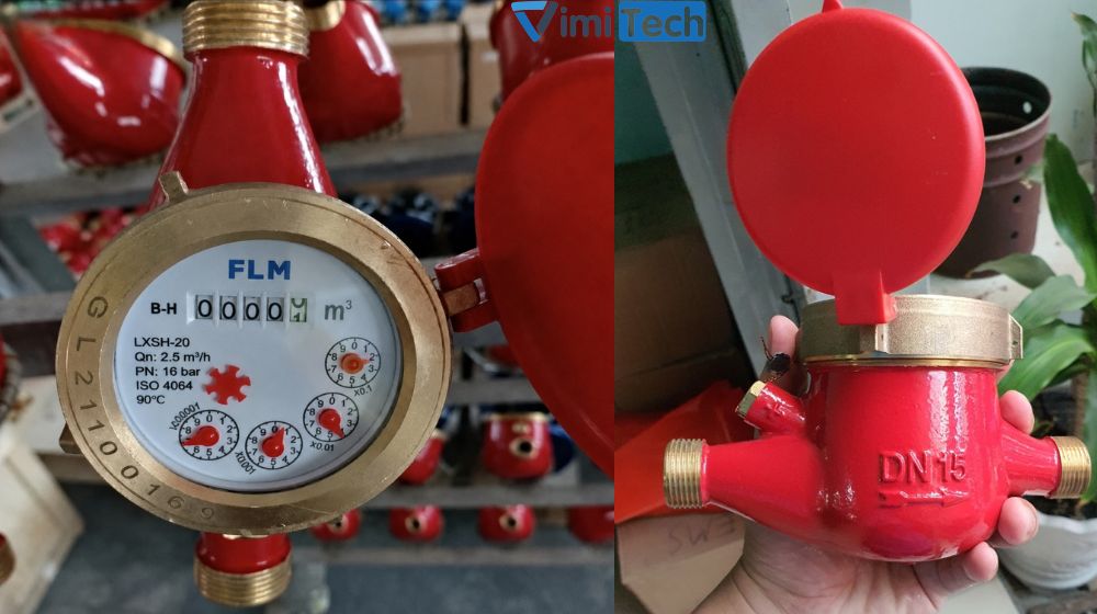 mặt hiển thị đồng hồ nước nóng LXSH