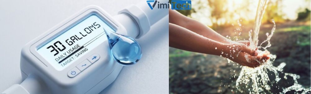 nước sạch và đồng hồ đo nước sạch