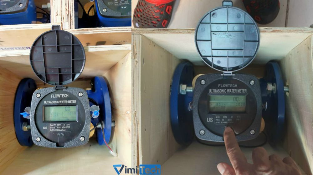 ngoại quan đồng hồ nước US-100 flowtech