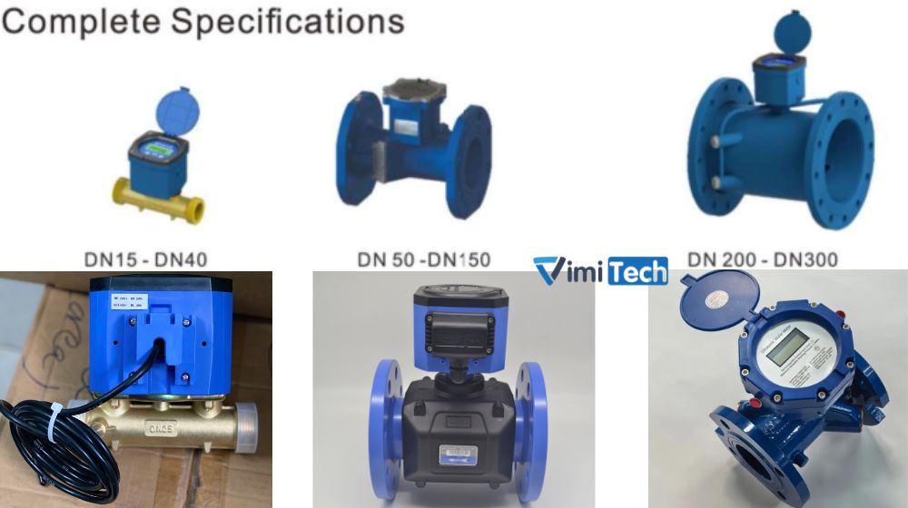 các dòng đồng hồ nước siêu âm US
