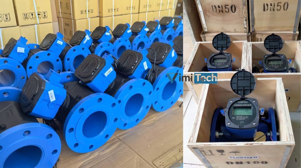 đặt hàng đồng hồ nước siêu âm US Flowtech