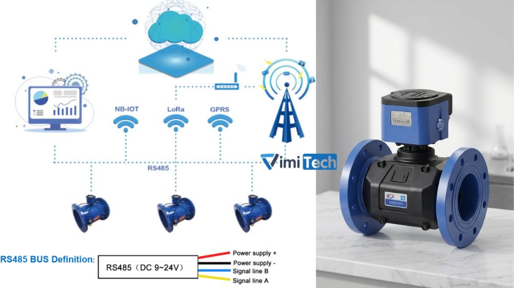 đồng hồ nước siêu âm US cỡ lớn