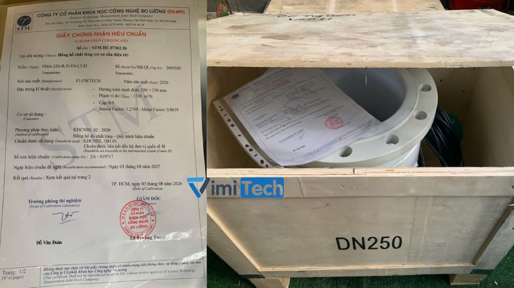 hiệu chuẩn Flowtech FMA-250-C