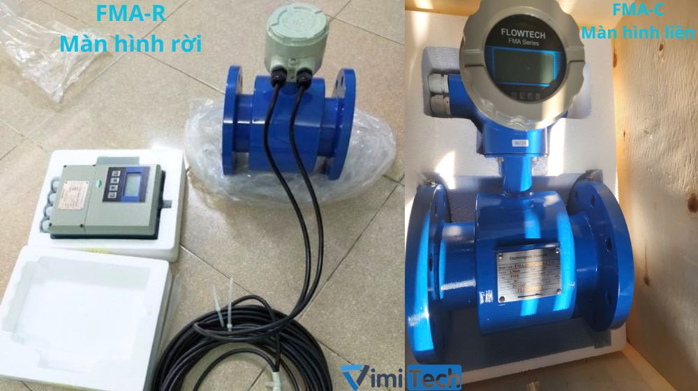 khác biệt vừa đồng hồ nước FMA-R và FMA-C