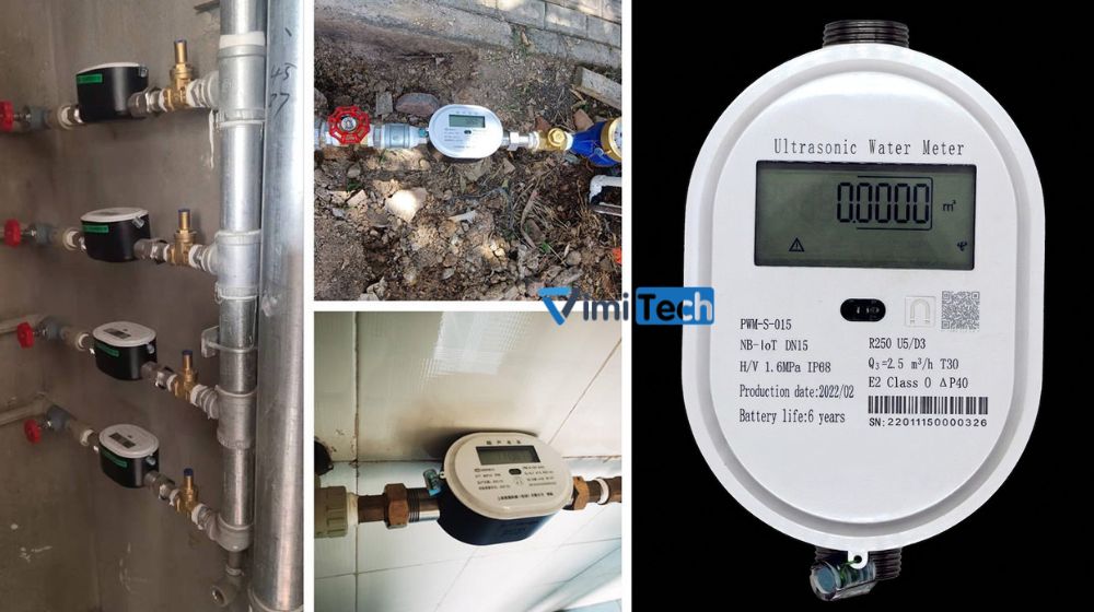 kích cỡ đồng hồ đo lưu lượng nước siêu âm