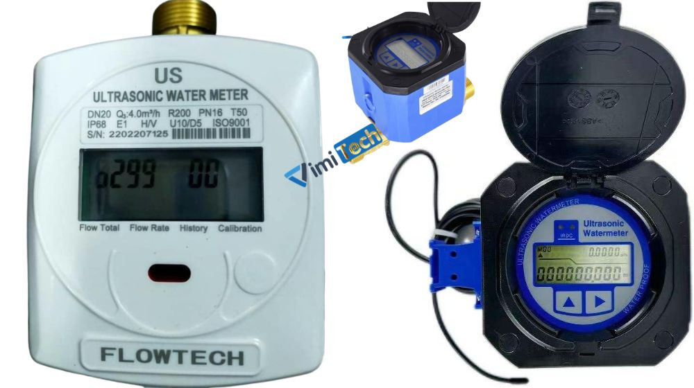 màn hình đồng hồ nước siêu âm US Flowtech