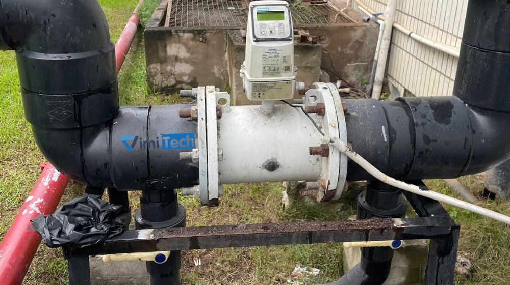 phụ kiện lắp đặt đồng hồ nước điện tử
